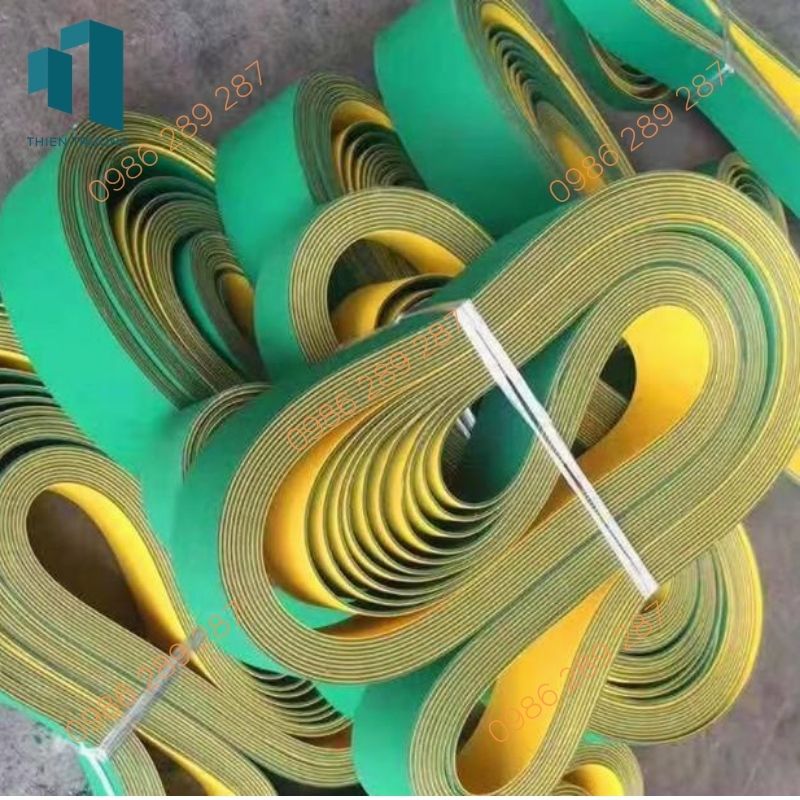 Dây Đai Dẹt Xanh Vàng 1mm